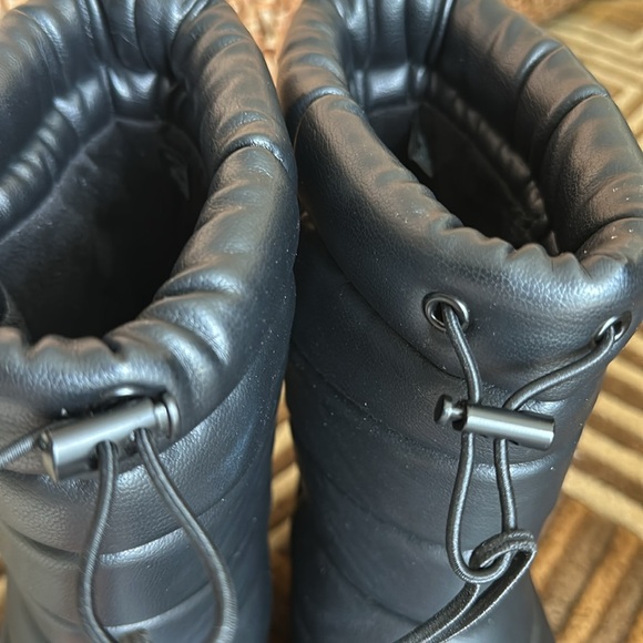 Zara black snow winter boots - Picture 3 of 9